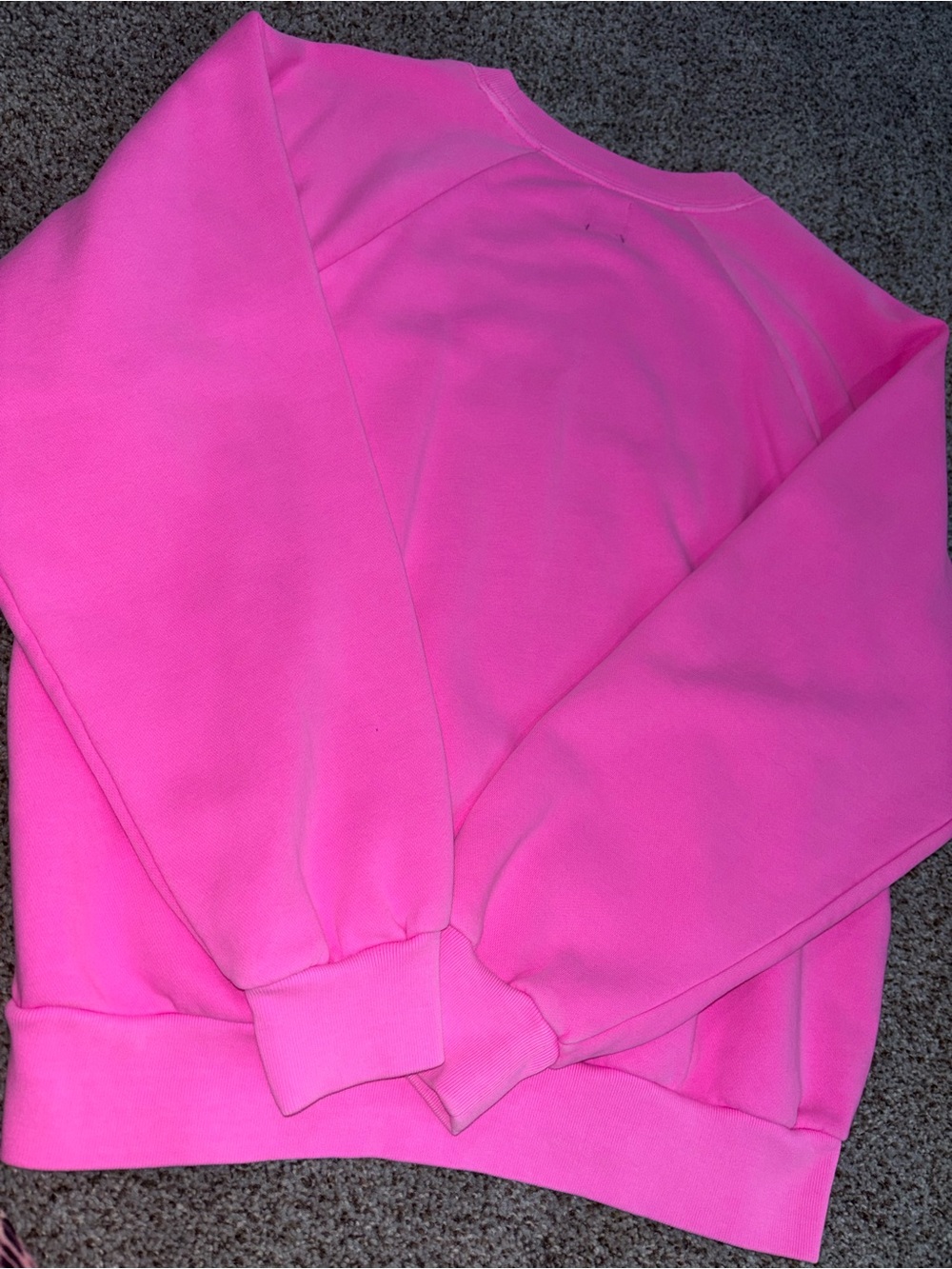 GAP Neon Pink Crew Sweatshirt - Picture 2 of 4